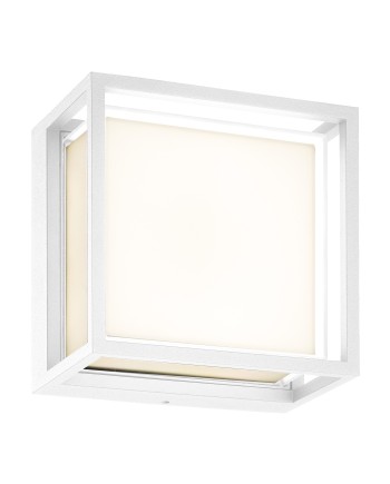 CHAMONIX * PLAFÓN/APLIQUE EXTERIOR BLANCO LED IP65 - 9W - CCT 2700K-3200K-4000K